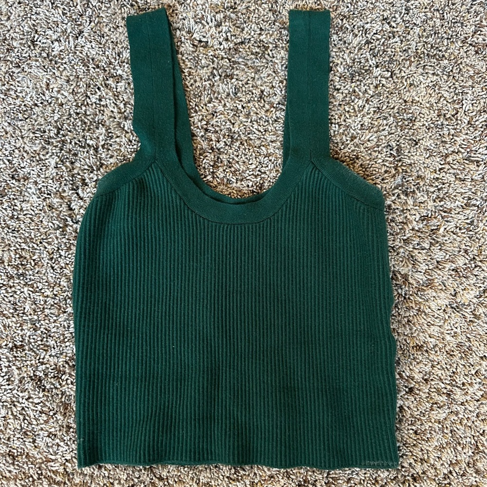 Abercrombie & Fitch Forest Green Knit Top